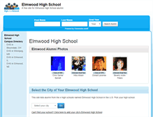 Tablet Screenshot of elmwoodhighschool.org
